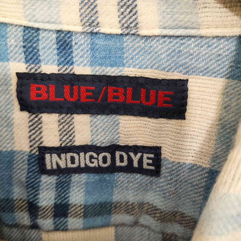 ブルーブルー BLUE BLUE INDIGO DYE S/Sチェックシャツ メンズ JPN:2