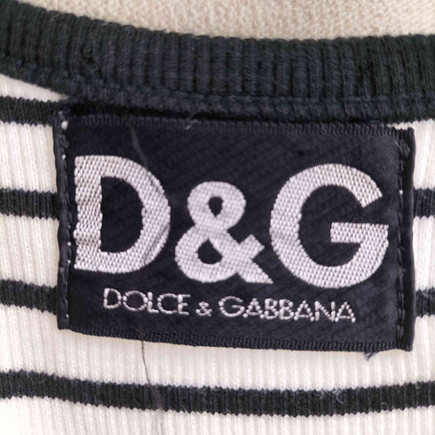 ディーアンドジードルチェアンドガッバーナ D&G DOLCE&GABBANA コットンポリ ロゴ ノースリーブワンピース レディース