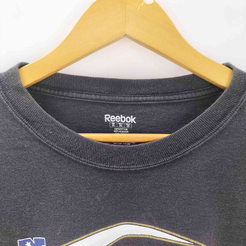 リーボック Reebok 00S 裾カットオフ プリントクルーネックTシャツ メンズ JPN:XXL