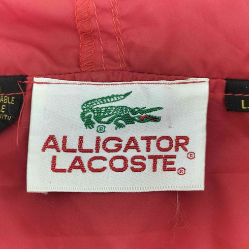 ラコステ LACOSTE 80S-90S ワニ刺しゅう ナイロンパーカー メンズ