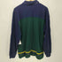 トミーヒルフィガー TOMMY HILFIGER ロゴ刺繍 ツートーン ラガーシャツ メンズ import:XL