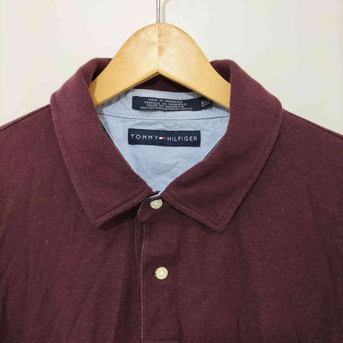 トミーヒルフィガー TOMMY HILFIGER アーガイル柄 L/Sポロシャツ メンズ import:XXL