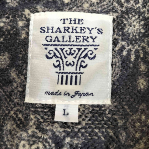 THE SHARKEY'S GALLERY コットンレーヨン ボタンダウン長袖シャツ メンズ JPN:L
