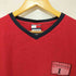 トミーヒルフィガー TOMMY HILFIGER 両面プリント Vネックカットソー メンズ import:M
