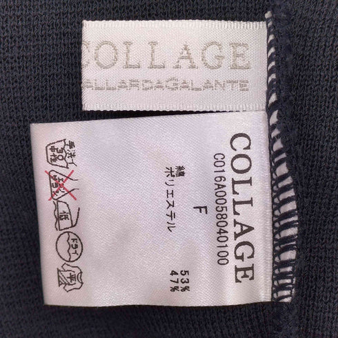 コラージュガリャルダガランテ COLLAGE GALLARDAGALANTE ボーダーコットンニット レディース