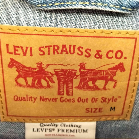 リーバイス Levis PREMIUM デニムトラッカージャケット メンズ import:M