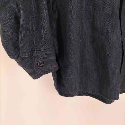 エンジニアードガーメンツ Engineered Garments USA製 フラップポケット 猫目ボタン コットン レギュラーカラー シャツ メンズ import:S