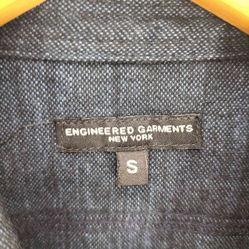 エンジニアードガーメンツ Engineered Garments USA製 フラップポケット 猫目ボタン コットン レギュラーカラー シャツ メンズ import:S