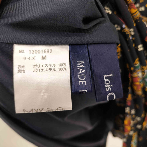 ロイスクレヨン Lois CRAYON 総柄ボウタイワンピース レディース JPN:M