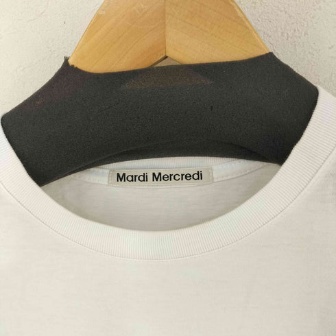 マルディメクルディ Mardi Mercredi フロントロゴプリントクルーネックTシャツ レディース FREE