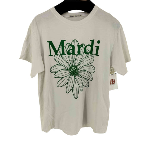 マルディメクルディ Mardi Mercredi フロントロゴプリントクルーネックTシャツ レディース FREE