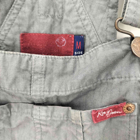 ロキシー ROXY JEAN 花柄刺繍 フレア オーバーオール サロペット Y2K レディース M