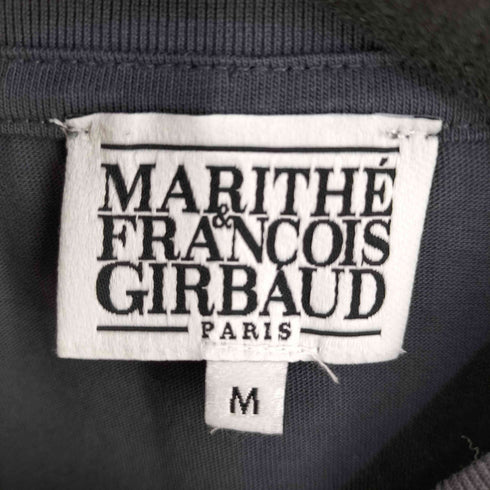 マリテフランソワジルボー MARITHE FRANCOIS GIRBAUD フロントロゴ クルーネックtシャツ レディース import:M