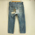 リーバイス Levis 90S 96年4月製 USA製 ボタン裏524 刻印 501 リメイク パッチワーク ストレートデニムパンツ メンズ W32L32