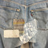リーバイス Levis 90S 96年4月製 USA製 ボタン裏524 刻印 501 リメイク パッチワーク ストレートデニムパンツ メンズ W32L32