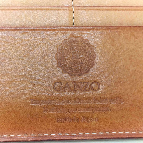 ガンゾ GANZO 日本製 ブライドルレザー レザー ロングウォレット 長財布 メンズ