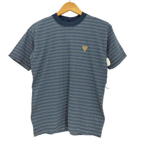 ゲスジーンズ GUESS JEANS USA製 ボーダー モックネックTシャツ メンズ import:S