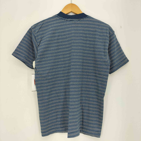 ゲスジーンズ GUESS JEANS USA製 ボーダー モックネックTシャツ メンズ import:S