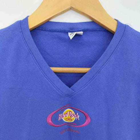 ハードロックカフェ Hard Rock Cafe USA製 VネックTシャツ レディース import:M