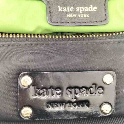 ケイトスペードニューヨーク kate spade NEW YORK レザー切替 ナイロン メッセンジャーバッグ レディース