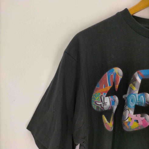 ウィンダンシー WIND AND SEA Martin Whatson recycled fishing nylon logos/s tee メンズ JPN:L