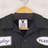 プレイボーイ PLAYBOY ワッペン加工 ストライプ s/s 開襟シャツ メンズ JPN:M