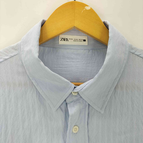 ザラ ZARA ストライプ柄シャツ メンズ XL