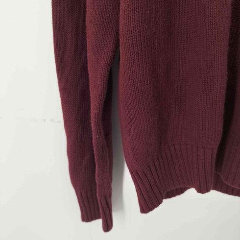 セントジョンズベイ STJOHNS BAY 畦編みL/Sクルーネックリブニット メンズ import:L