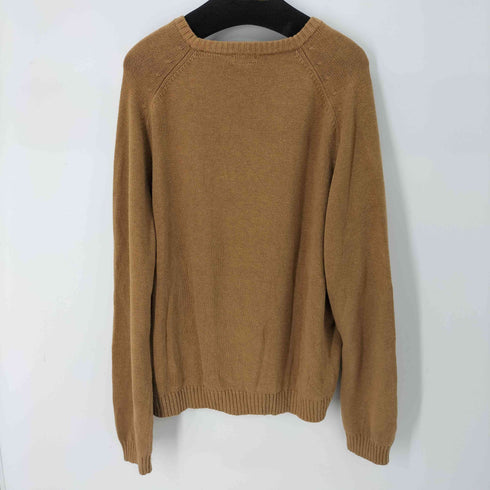 セントジョンズベイ STJOHNS BAY 畦編みL/Sクルーネックリブニット メンズ import:XL
