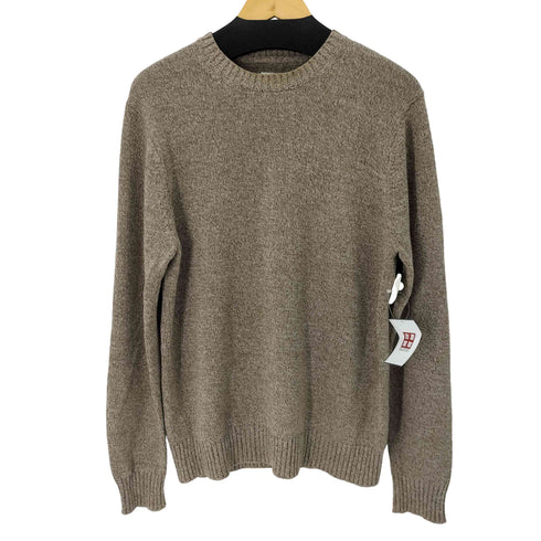 セントジョンズベイ STJOHNS BAY 畦編みL/Sメランジクルーネックリブニット メンズ import:M