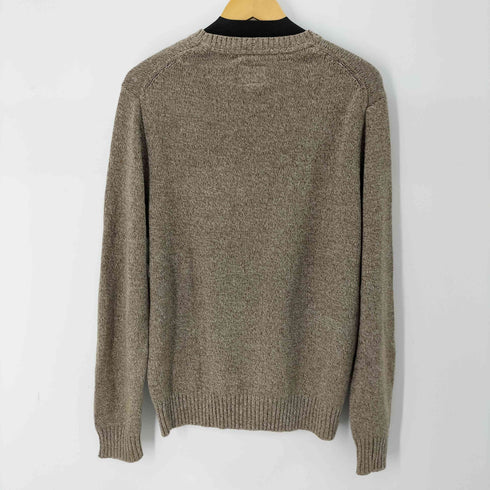 セントジョンズベイ STJOHNS BAY 畦編みL/Sメランジクルーネックリブニット メンズ import:M