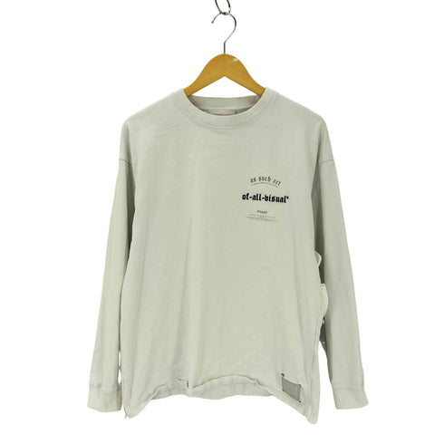 エーフォーエー Architect 4. Archive O ff all visual バックプリント クルーネック ロングTシャツ メンズ FREE