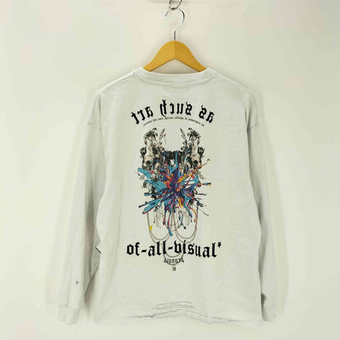 エーフォーエー Architect 4. Archive O ff all visual バックプリント クルーネック ロングTシャツ メンズ FREE