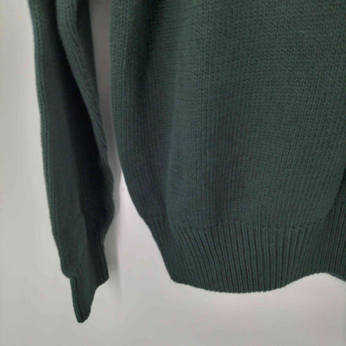 スティーブ バリース STEVE & BARRYS 畦編みL/Sクルーネックリブニット メンズ import:M