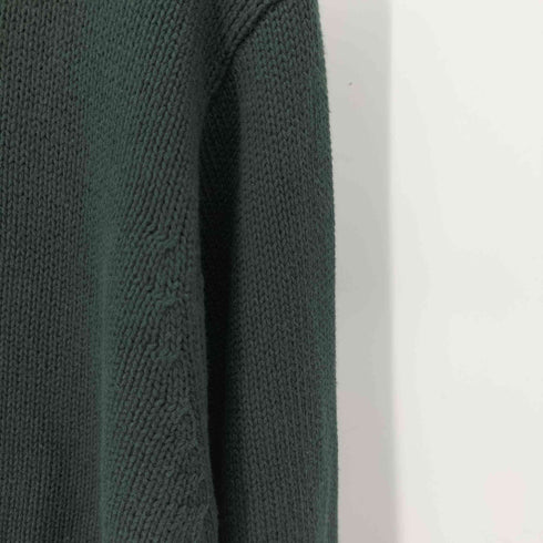 スティーブ バリース STEVE & BARRYS 畦編みL/Sクルーネックリブニット メンズ import:M