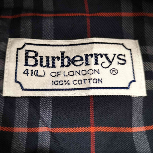 バーバリーズ BURBERRYS 90s ホースロゴ刺繍 ワンポケットBD L/Sチェックシャツ メンズ import:L