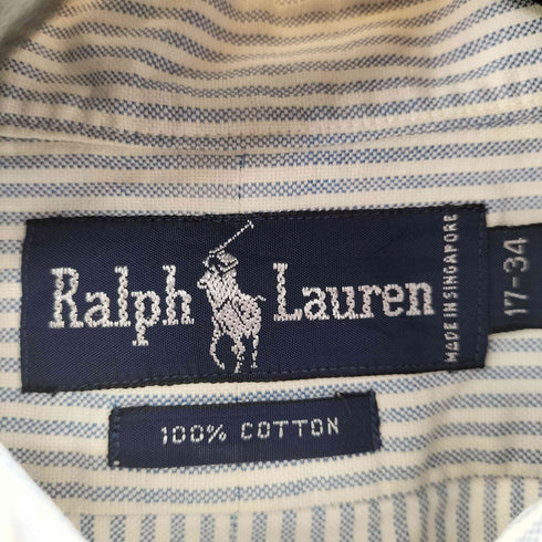 ラルフローレン RALPH LAUREN スモールポニー刺繍 BD L/Sストライプシャツ メンズ 17-34