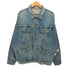 ゲス GUESS 80-90s 香港製 ボックスフィット デニムトラッカージャケット メンズ import:XL