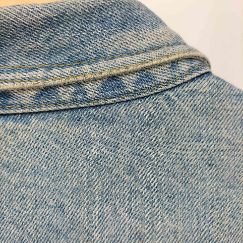 ゲス GUESS 80-90s 香港製 ボックスフィット デニムトラッカージャケット メンズ import:XL