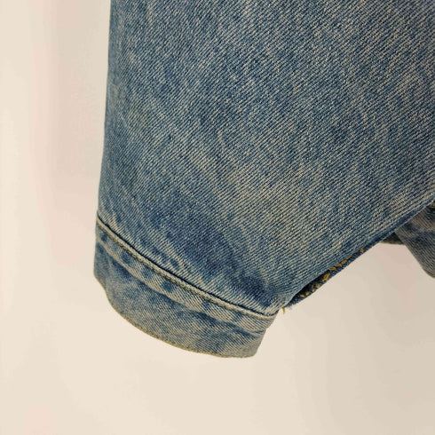 ゲス GUESS 80-90s 香港製 ボックスフィット デニムトラッカージャケット メンズ import:XL