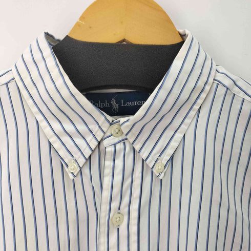 ラルフローレン RALPH LAUREN CUSTOM FIT スモールポニー刺繍 BD L/Sストライプシャツ メンズ 43-86