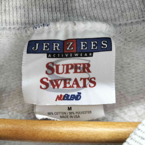 ジャージーズ JERZEES 90s USA製 SUPER SWEAT AIR FORCE プリントスウェットプルオーバー メンズ import:M