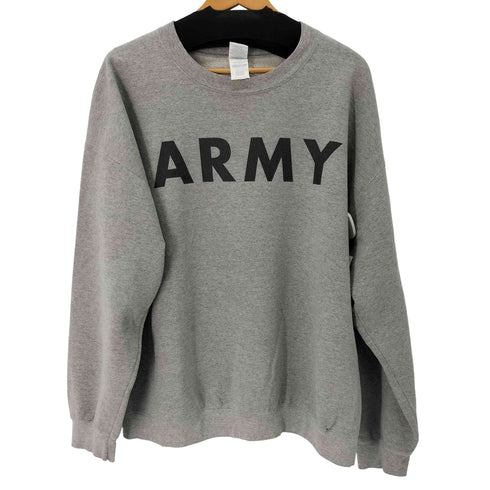 ギルダン GILDAN ARMYプリントスウェットプルオーバー メンズ import:XL