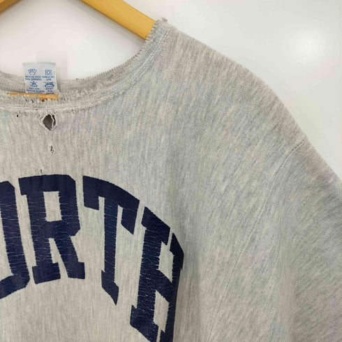 チャンピオン Champion 90S USA製 REVERSE WEAVE 2段 カレッジプリント スウェット メンズ import:L