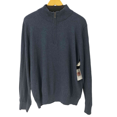 エルエルビーン L.L.Bean カシミヤ混 ハーフジップセーター メンズ import:L