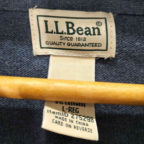 エルエルビーン L.L.Bean カシミヤ混 ハーフジップセーター メンズ import:L