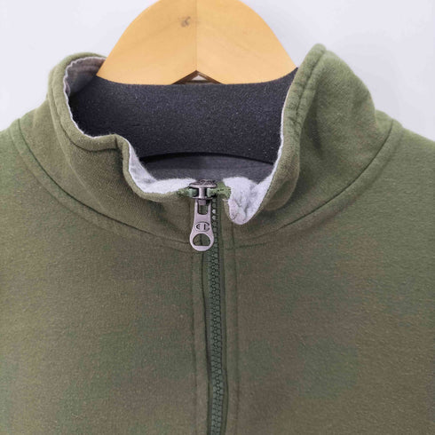 チャンピオン Champion ワンポイントロゴ刺繍 ハーフジップスウェットプルオーバー メンズ JPN:XL