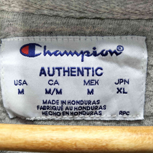 チャンピオン Champion ワンポイントロゴ刺繍 ハーフジップスウェットプルオーバー メンズ JPN:XL