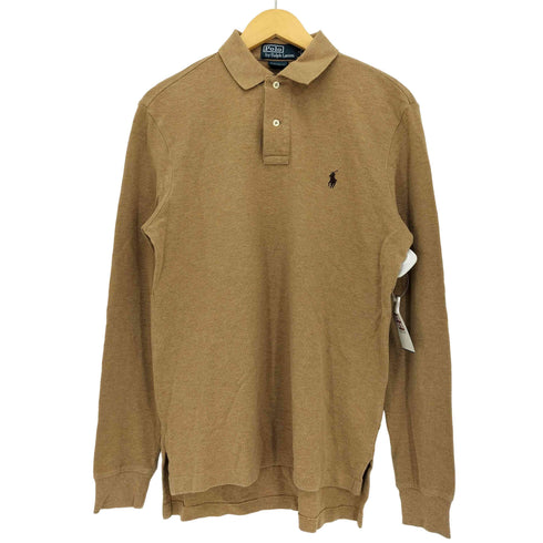 ポロバイラルフローレン Polo by RALPH LAUREN CUSTOM FIT ポニー刺繍 ロングスリーブ ポロシャツ メンズ import:M