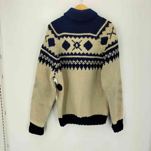 60S LIGHTNINGジップ カウチンニット メンズ